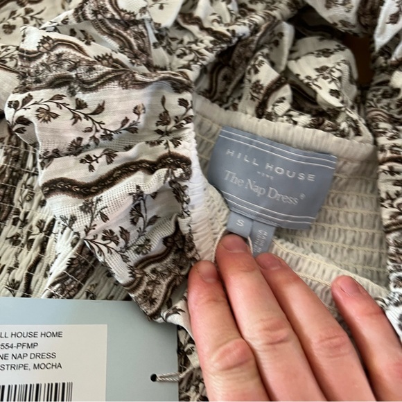 Hill House Home The Corinne Nap Dress Floral Puff Sleeve Midi Dress - Picture 9 of 12